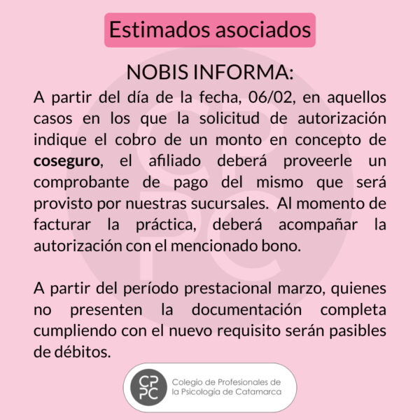 Comunicado NOBIS