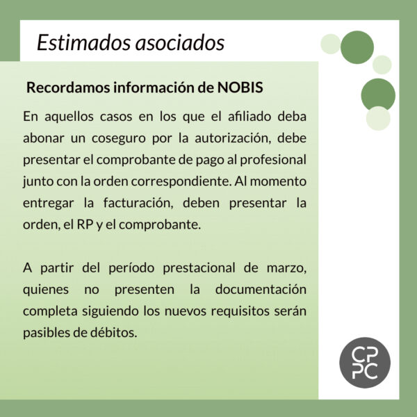 Información de NOBIS